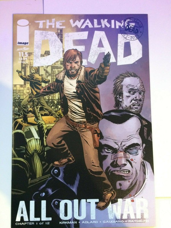 The Walking Dead #115 2013 NM All Out War Kirkman Image Comics 