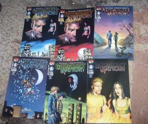 Midnight Nation comic lot issues  #1, 1a 3 4 7 9  (Oct 2000, Image)  straczynski