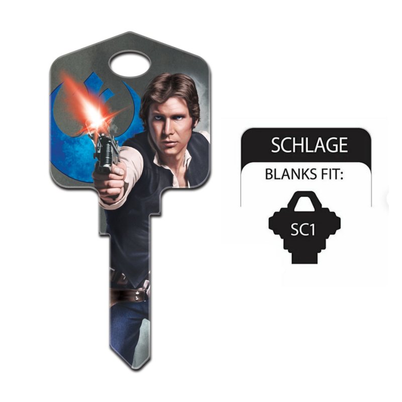 Star Wars Key Blanks Schalge SC1, Han Solo & Chewbacca