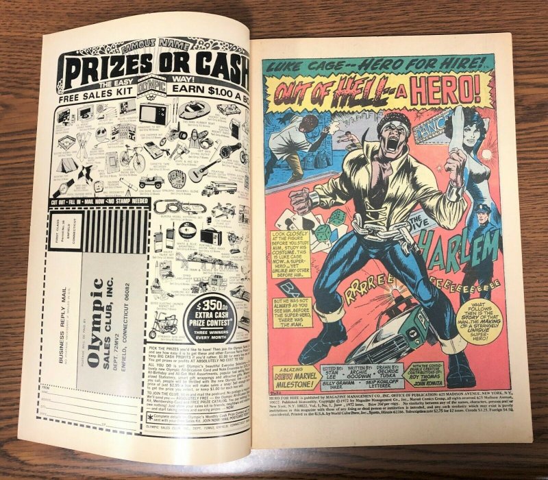 Hero for Hire #1 FN; Marvel | Power Man (Luke Cage) appearance 