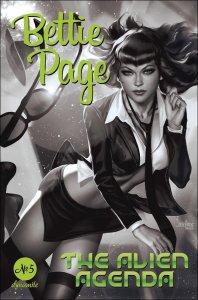 Bettie Page and the Alien Agenda #5Q VF/NM ; Dynamite | 1:11 variant FOC