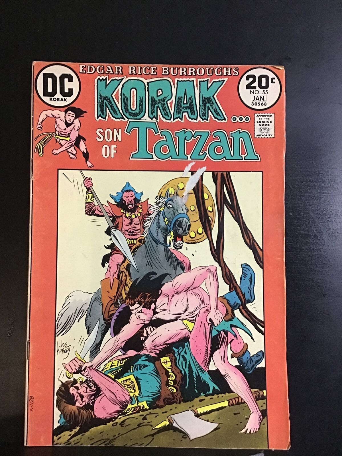 Korak Son Of Tarzan 55 Dc Comics 1973 Bronze Age Comic Books Bronze Age Gold Key