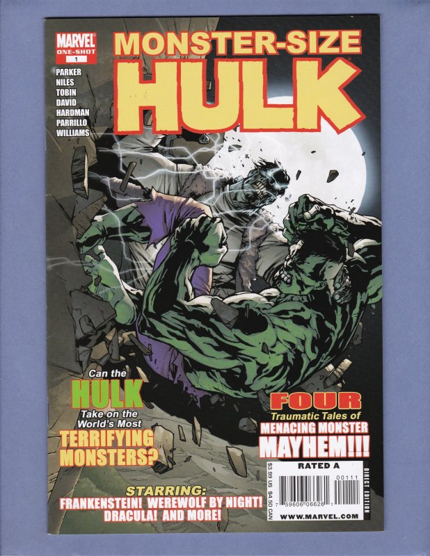 Monster-Size Hulk Special #1 VF Dracula Frankenstein Marvel 2008
