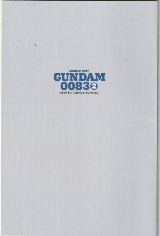 Mobile Suit Gundam 0083 # 2 NM Viz Comics Sunrise Animation Film Comics [F4]