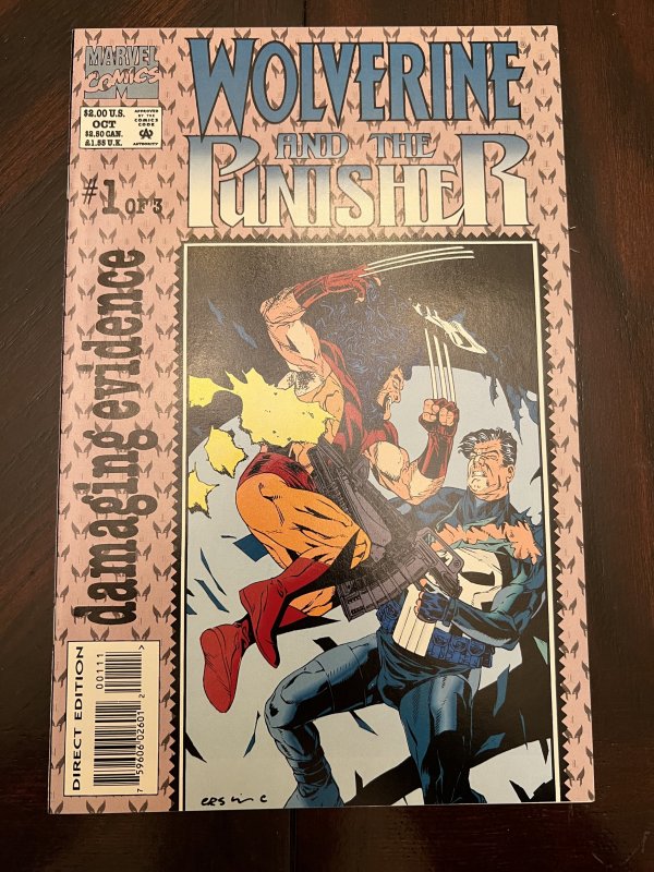 Wolverine and the Punisher: Damaging Evidence #1 (1993) - NM