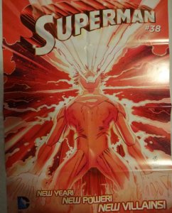 SUPERMAN #38 Promo Poster, 23 x 34, 2014, DC, Unused more in our store 326