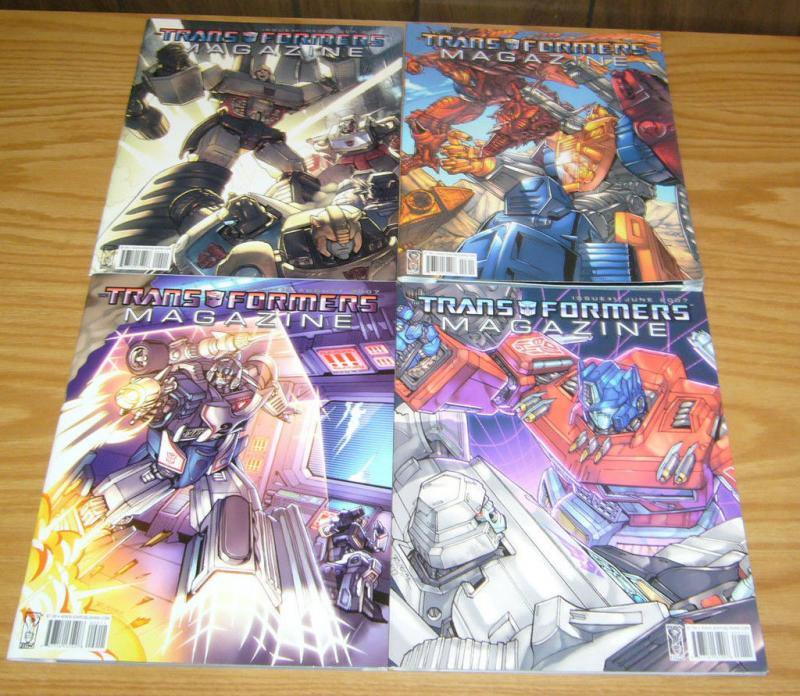 Transformers Magazine #1-4 VF/NM complete series 2007 IDW comics set lot 2 3