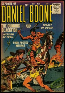 Exploits Of Daniel Boone #5  1956 -   -FN - Comic Book