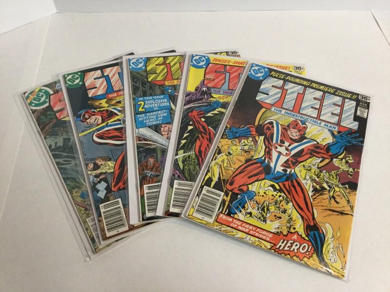 Steel 1-5 Lot Fn Fine 6.0 First Appearance Of Steel DC Legends Of Tomorrow A32 