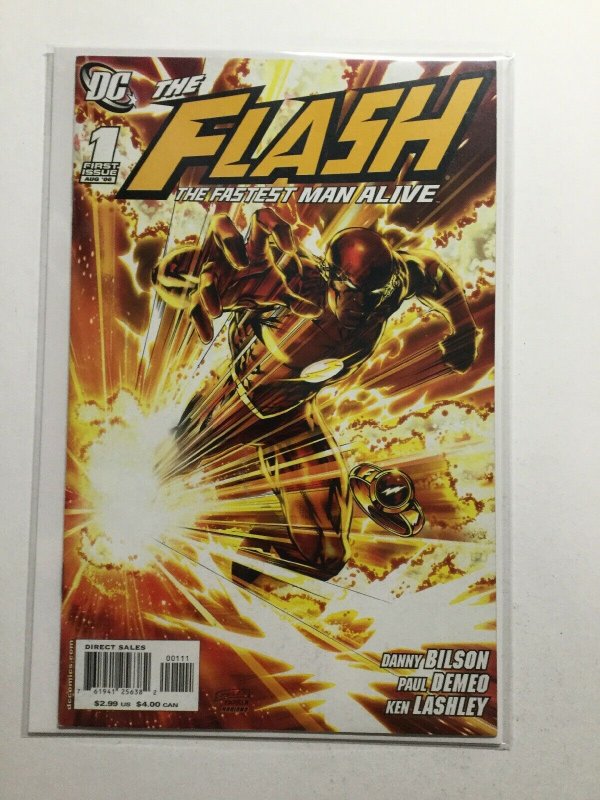 The Flash The Fastest Man Alive 1 Near Mint- Nm- 9.2 Dc Comics