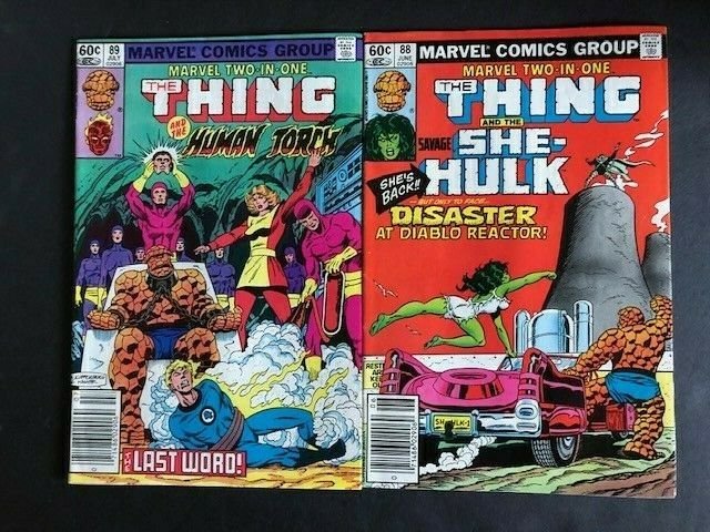 Marvel Two In One #84-100 complete run F/VF (7.0) 17 book lot (615J) 