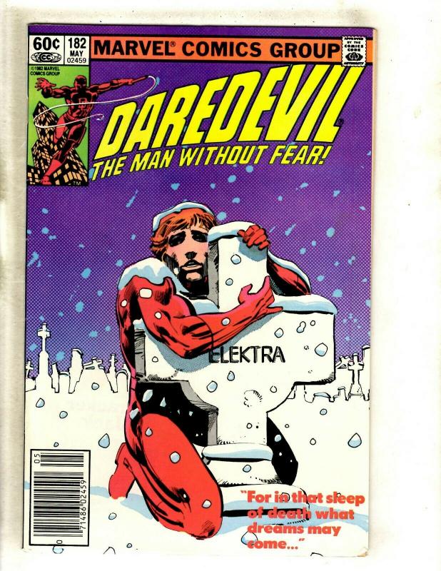 Daredevil # 182 NM- Marvel Comic Book Frank Miller Elektra Bullseye Hand HY1