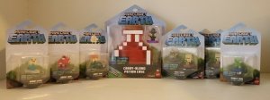 Minecraft Earth Carry-Along Potion Case & Boost Mini Figures Lot of 7 Skeleton 