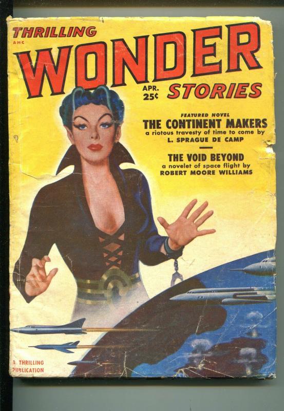 Thrilling Wonder Stories 4/1951-L Sprague DE Camp-Carter Sprague