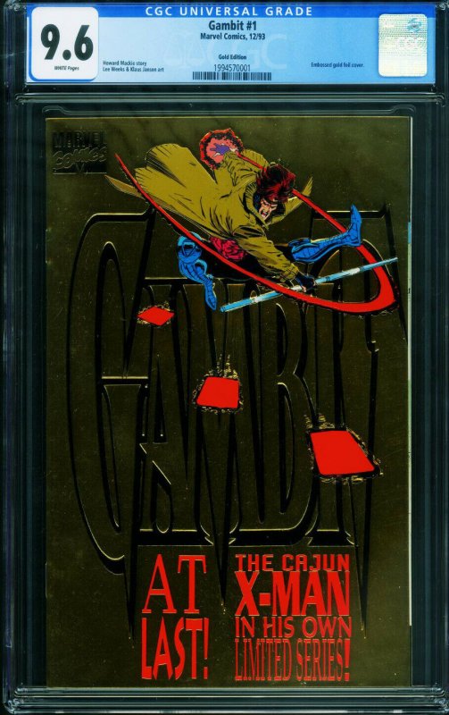 Gambit #1 Gold edition CGC 9.6-1993-1994570001