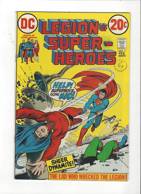 Legion Of Super-Heroes #1 (1973) Superboy Vs. The Legion High Grade