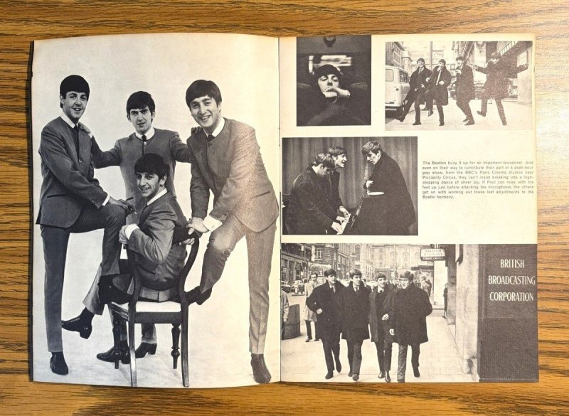 1964 Vintage THE BEATLES Picture Book Highlight Publications / PYX New York BOOK