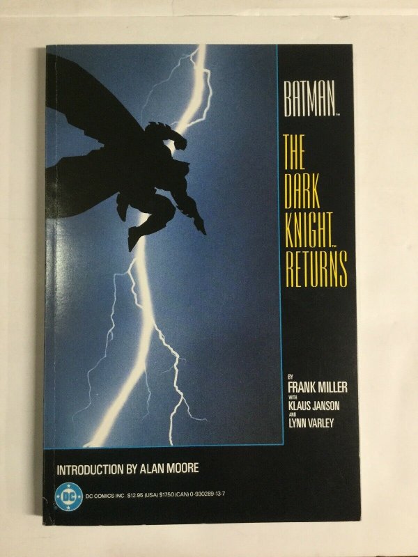 Batman The Dark Knight Returns Very Fine Vf 8.0 Tpb Sc First Print Dc Comics