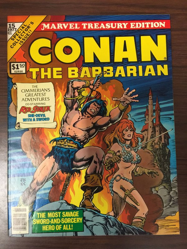 Marvel Treasury Edition Conan The Barbarian #15-1977-High Grade