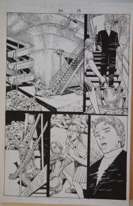 IGOR KORDEY / SCOTT HANNA original art, X-TREME X-MEN #30 pg 13, 11x17, 2003