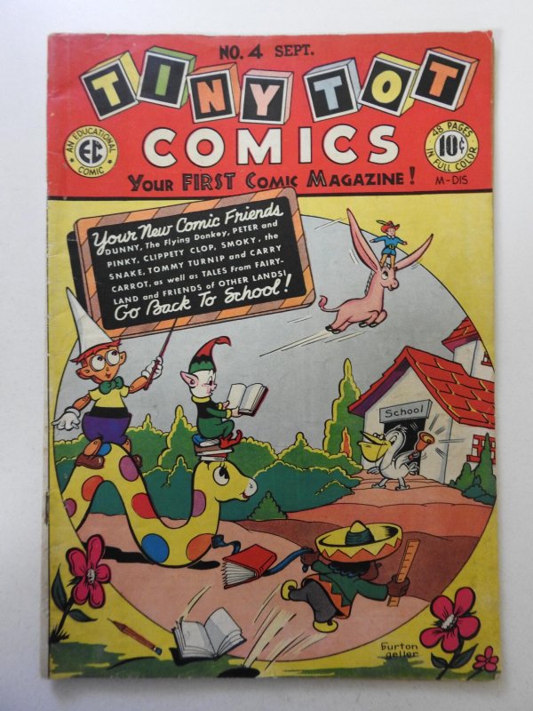 Tiny Tot Comics #4 (1946) VG condition! staple holes in front cover