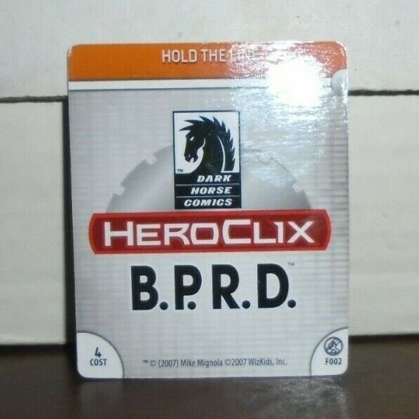 Hold The Line F002 Dark Horse Heroclix BPRD