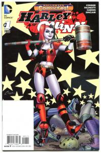 HARLEY QUINN #1 Halloween Comicfest, Promo, 2015, NM, Amanda Conner, Hot in the