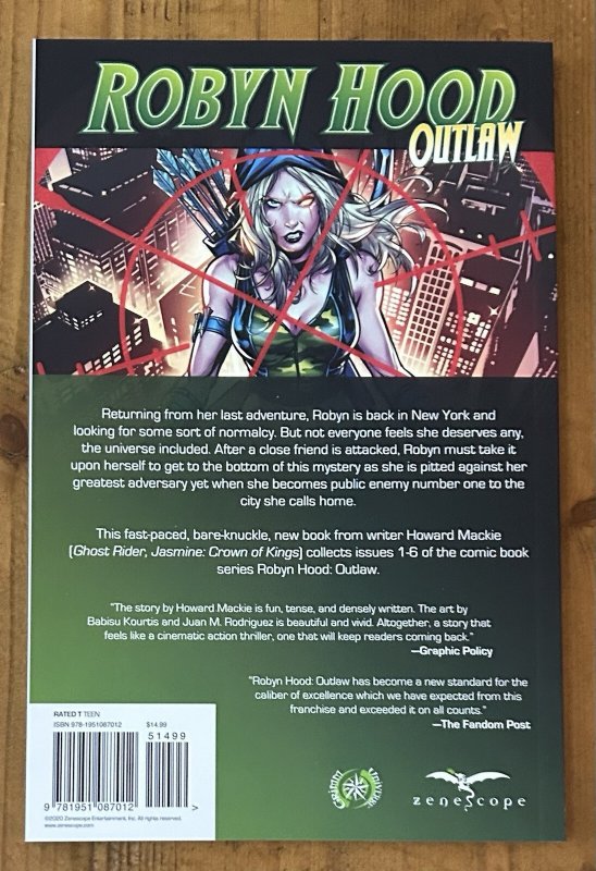 Robyn Hood Outlaw Zenescope TPB SC Brand New