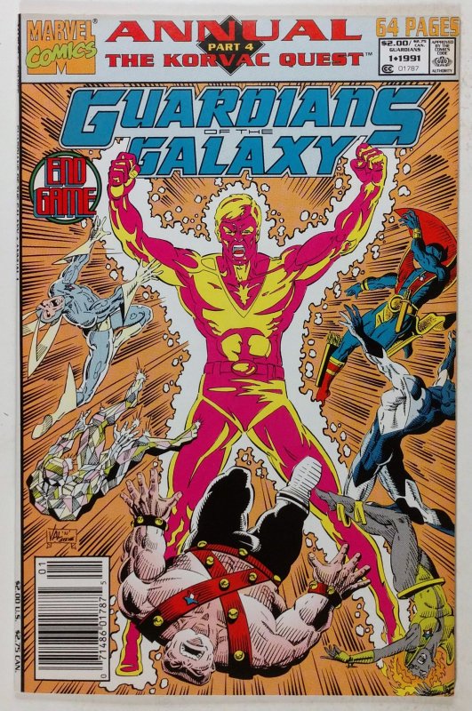 Guardians of the Galaxy Annual #1 Newsstand (1991)