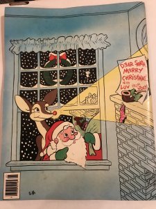 RUDOLPH THE RED-NOSED REINDEER C-50 : DC Treasury 1976 Fn+; has poster, Santa