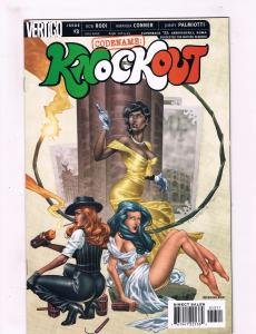 Codename Knockout # 13 VF/NM 1st Print DC Vertigo Comic Book Amanda Conner J31