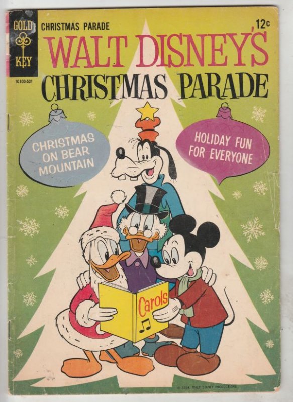 Walt Disney's Christmas Parade #3 (Jan-72) VG/FN+ Mid-Grade Scrooge McDuck, D...