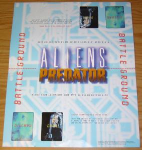 Aliens/Predator poster - promotion for customizable card game 1997