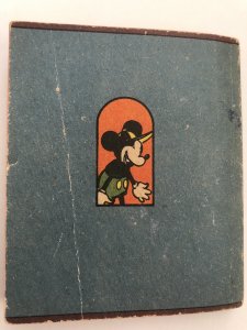 Mickey Mouse wins the Race-VG,1934 rare 3x3.5in