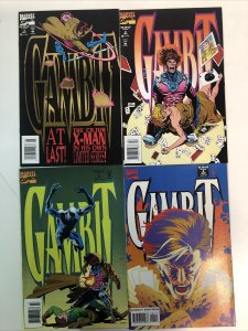 Gambit (1983) Complete Mini Set # 1-4 (F/VF) Marvel Comics•# 1-2-3 Newstand RARE