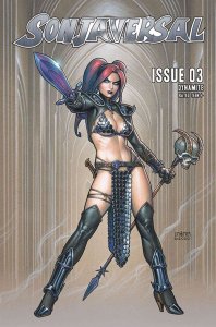 Sonjaversal #3B VF/NM ; Dynamite | Red Sonja Joe Linsner