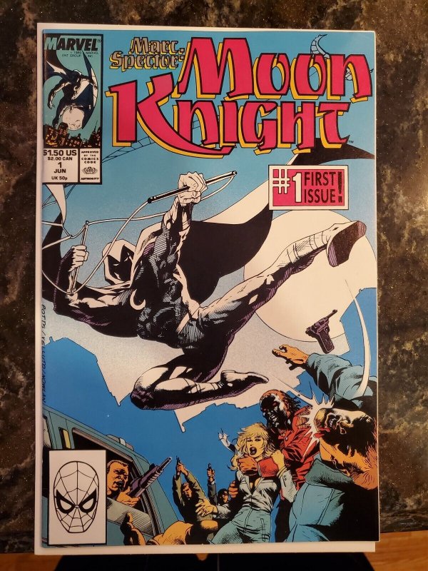 Marc Spector Moon Knight #1 Marvel (89) NM and First Cover Trading Card 