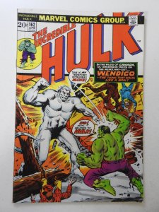 The Incredible Hulk #162 (1973) VG+ Condition stain bc, ink bc