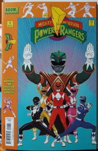 Mighty Morphin Power Rangers #1 NM RETAILER LAUNCH PARTY KIT TRADD MOORE VARIANT