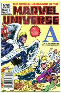 Official Handbook of the MARVEL UNIVERSE #1 2 3 4 5 6 7 8 9 10 11-14, VF/NM,1983