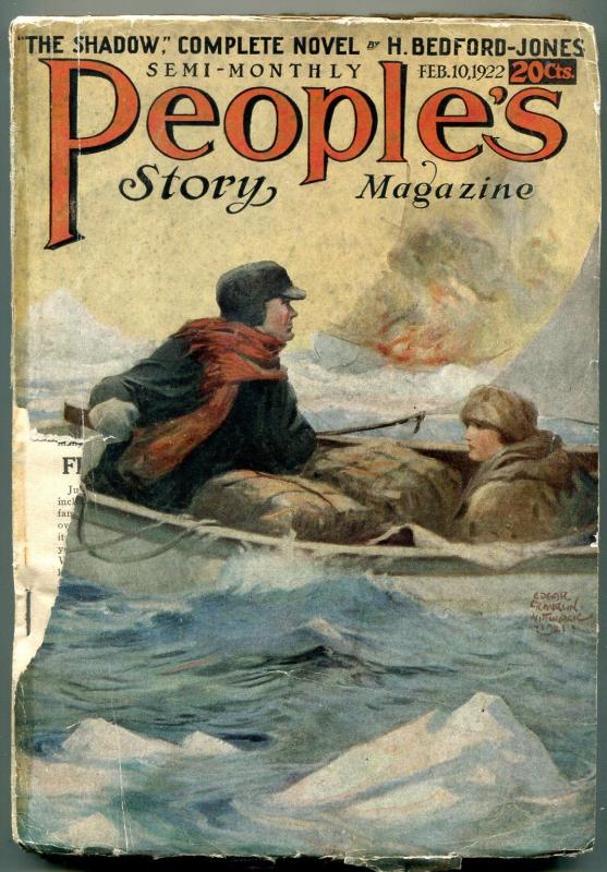 People's Story Magazine Pulp February 10 1922- SHADOW PROTOTYPE rare