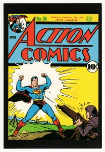 Action Comics #35 4x5 Cover Postcard 2010 DC Comics Superman