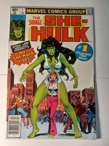 Savage She-Hulk #1 FN Newsstand Marvel Comics c301