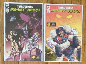 Transformers Beast Wars #1 + 14 Lot Burnham IDW NM