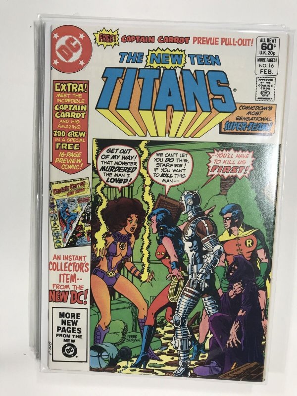 The New Teen Titans #16 (1982) Teen Titans [Key Issue] NM3B213 NEAR MINT NM