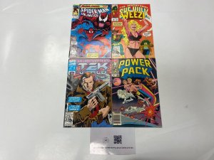4 MARVEL comic books Spider-Man Unlimited #1 She-Hulk #48 Tek #1 Power #1 7 LP1