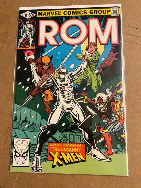 ROM #17 VF/VF+ FIRST APPEARANCE OF HYBRID BRONZE AGE KEY MARVEL 