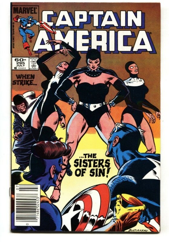 CAPTAIN AMERICA #295 SISTERS OF SIN CVR- MARVEL COMIC BOOK