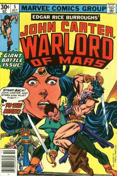 John Carter: Warlord of Mars (1977 series) #5, VF (Stock photo)