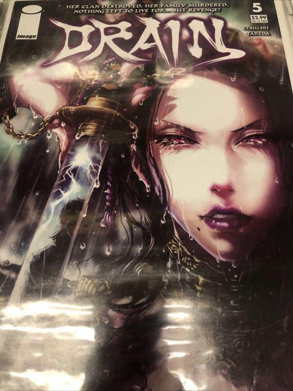 Drain (2008) Set # 1-6 Image Comics • C.B. Cebulski • Sans Takeda  • Cory Petit